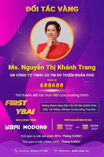 Chứng nhận GOLD FIRST YBAI - Công Ty TNHH SX TM DV THIÊN NGÂN PHÚ